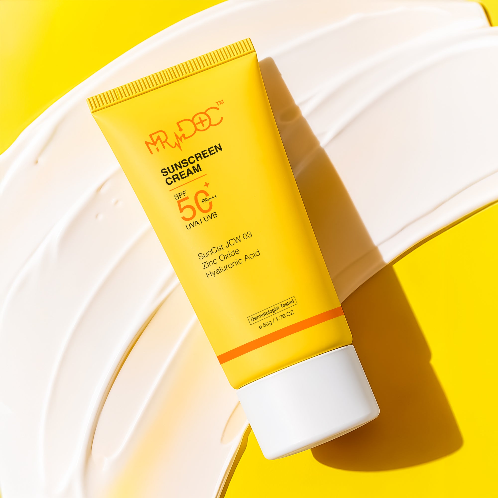 Sunscreen Cream SPF 50 PA+++ | Broad-Spectrum Protection for Dry Skin