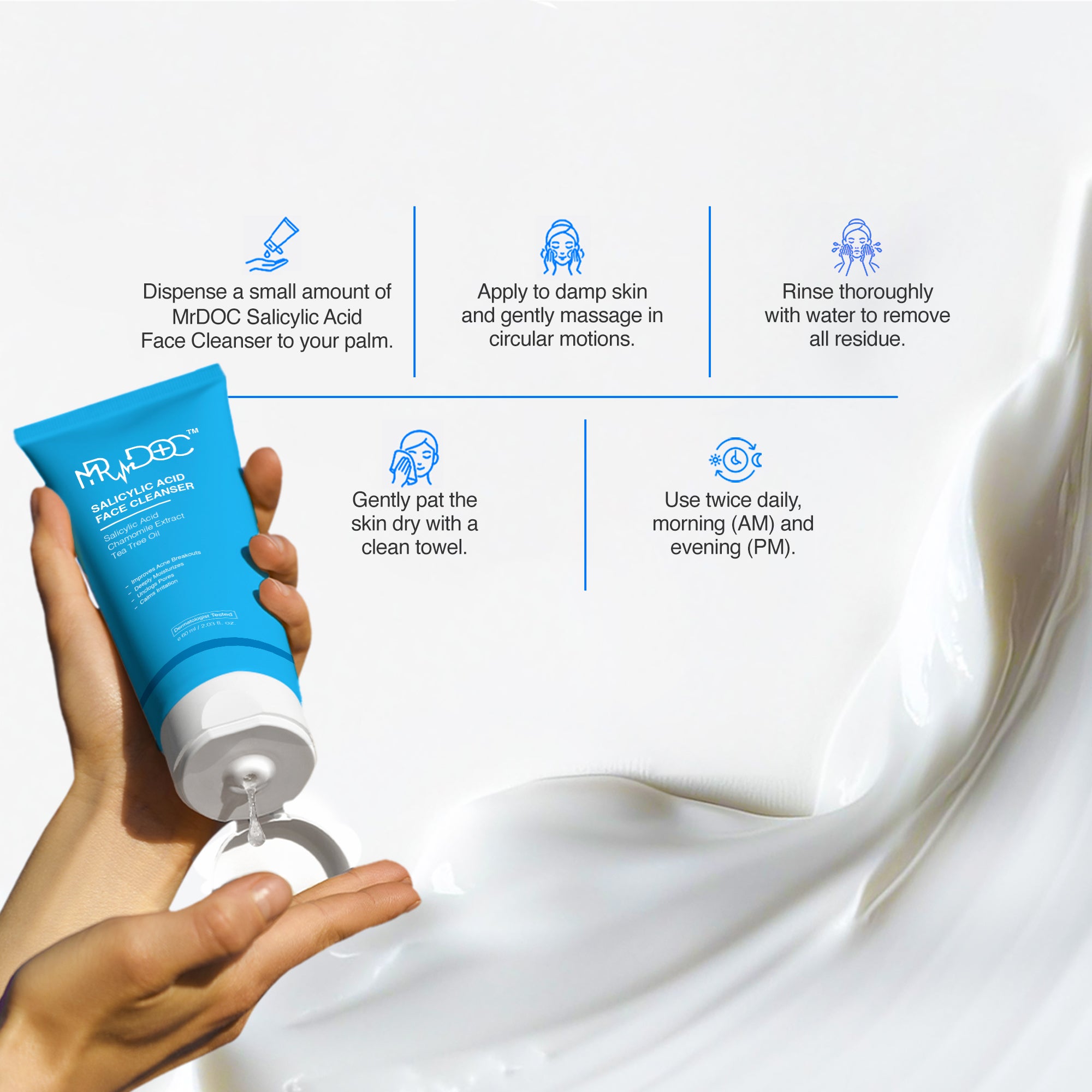 Salicylic Acid Face Cleanser | Oil Control & Acne-Fighting Formul