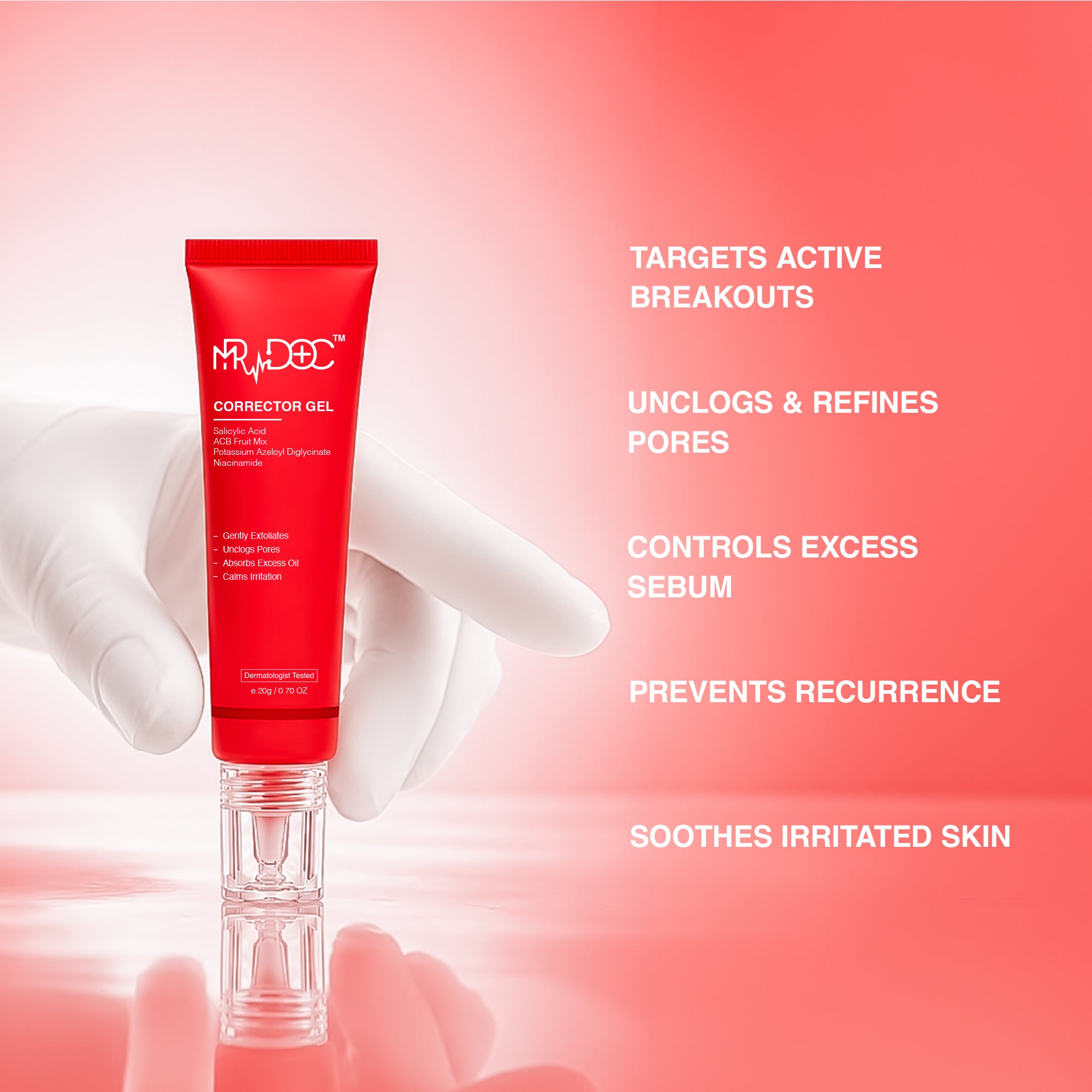 Corrector Gel | Soothing Formula for Acne-Prone Skin