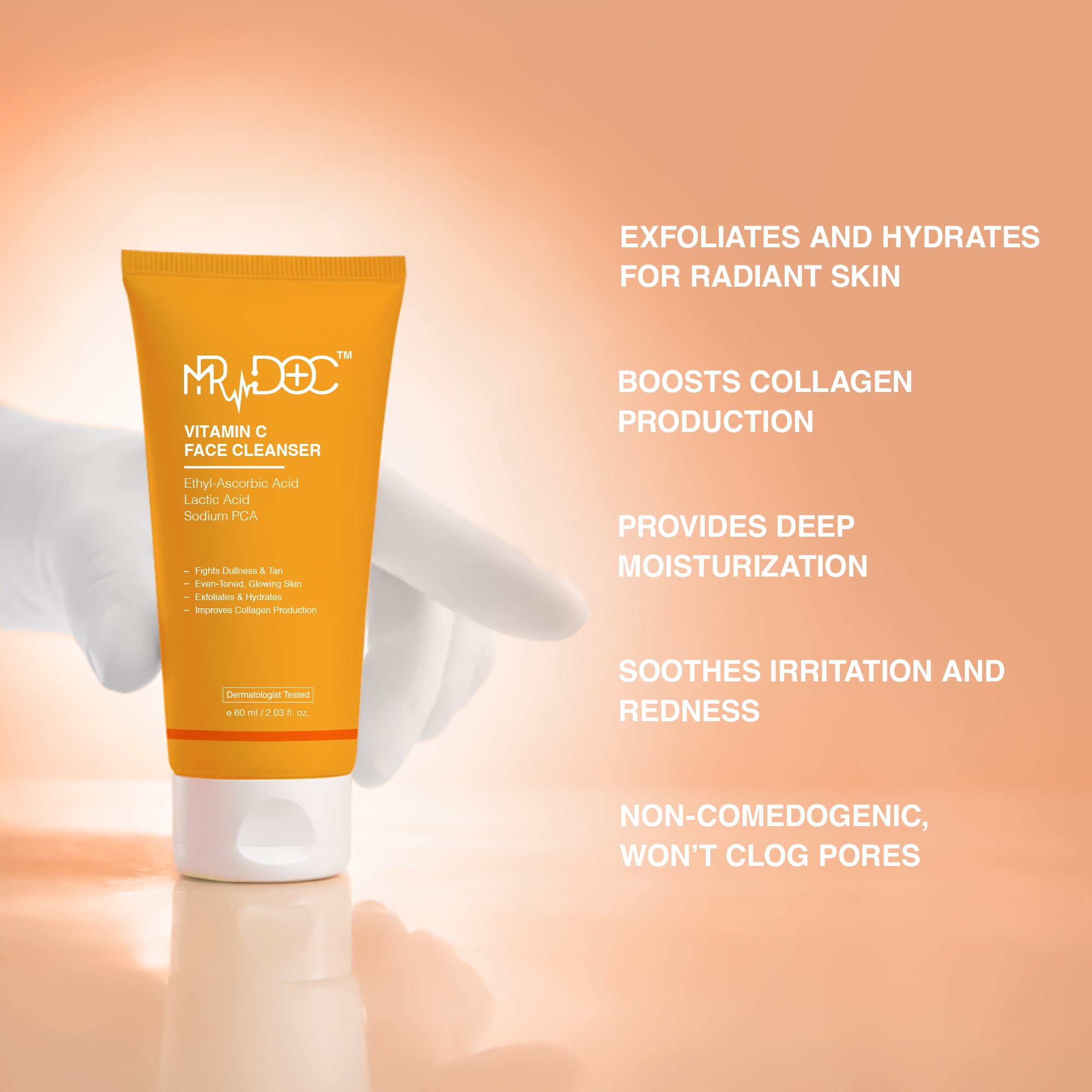 Vitamin C Face Cleanser | Refreshing & Brightening Daily Wash