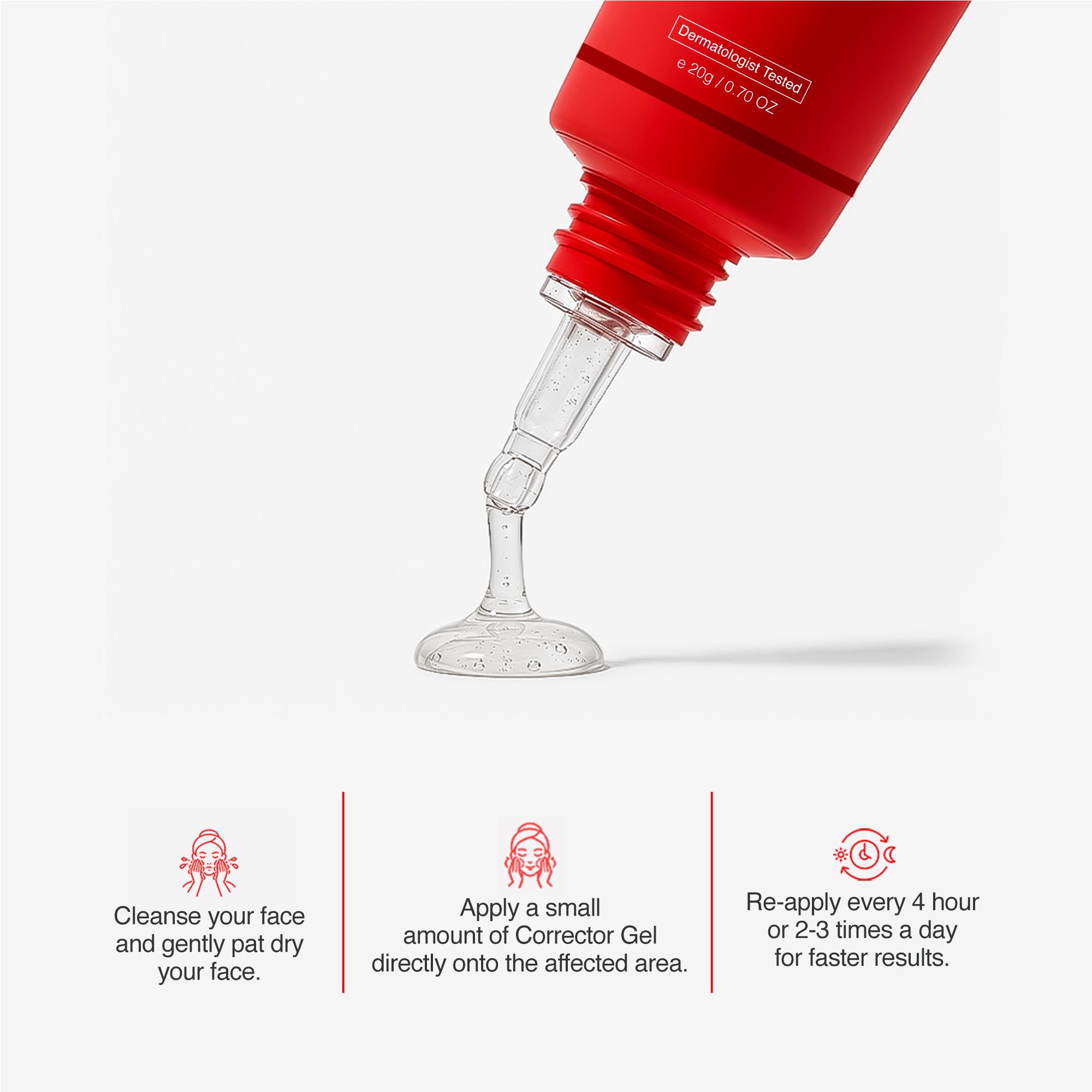 Corrector Gel | Soothing Formula for Acne-Prone Skin